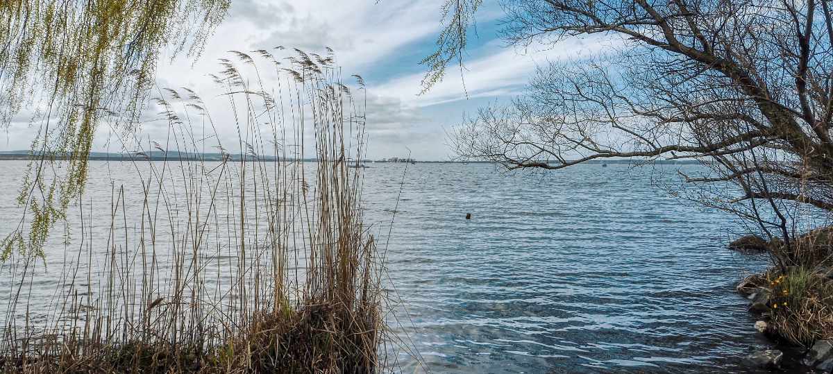 Steinhuder Meer blick von Steinhude zum Wilhelmstein